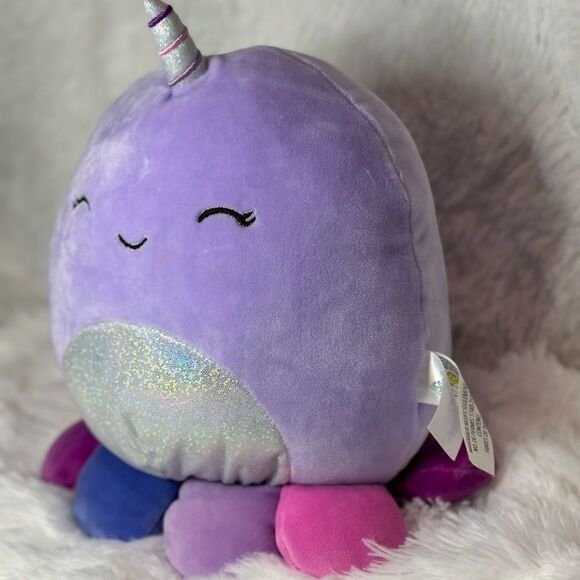 Squishmallows Davina the Unicorn Octopus - Octocorn Plush Stuffed Animal - Picture 10 of 12